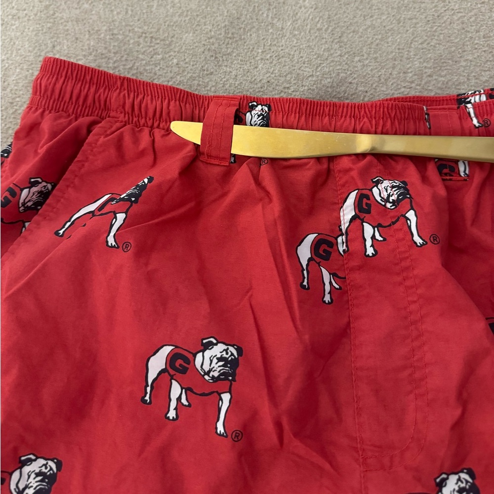 Columbia Georgia Bulldogs Mens Medium PFG Shorts Hybrid Backcast II Red NCAA - Picture 2 of 13